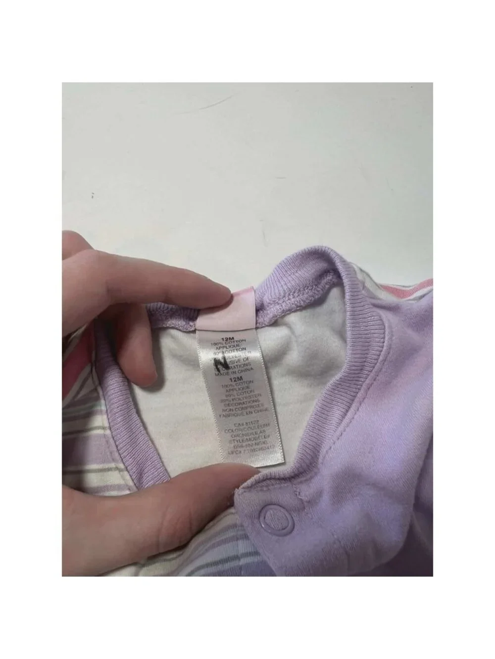 Disney Baby Marie Aristocats Footed Sleeper Purple Striped 12M One Piece Pajamas